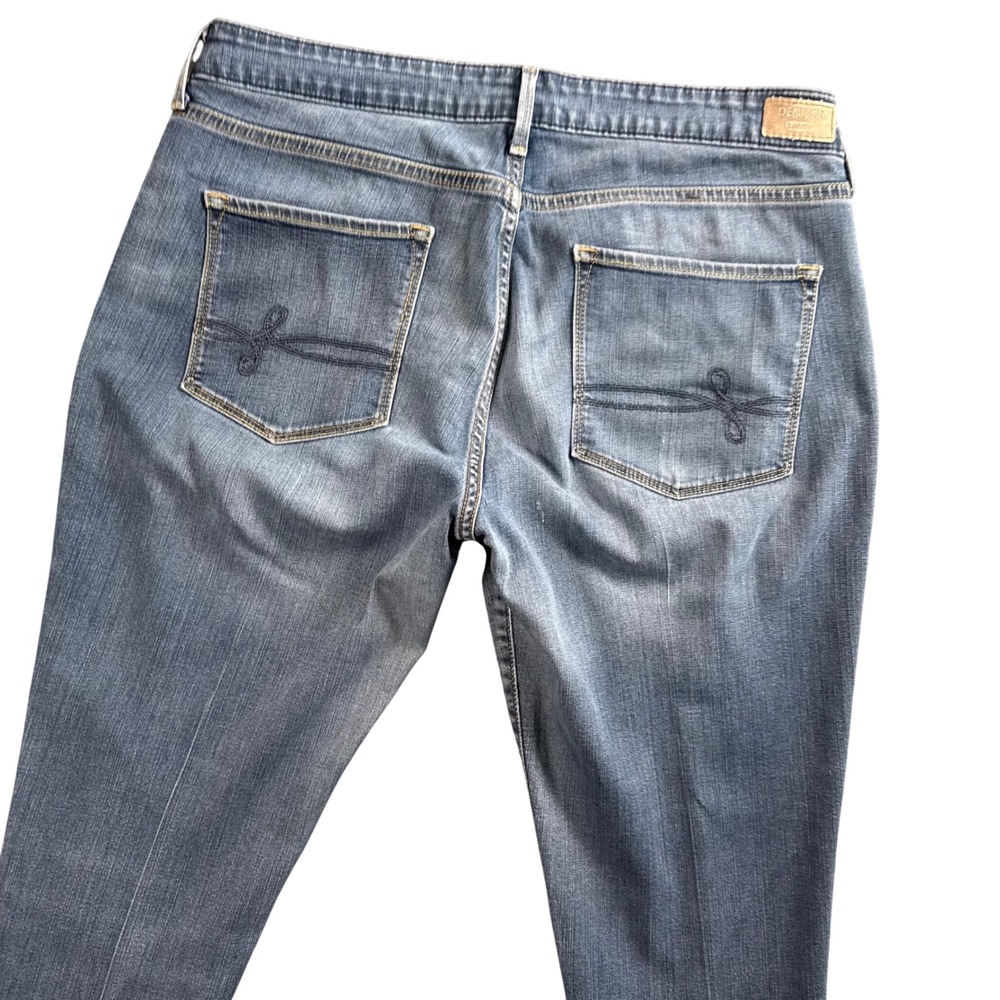 Denizen Levis Women Skinny Jean Medium Wash Blue Mid Rise Stretch Slimming 34x30